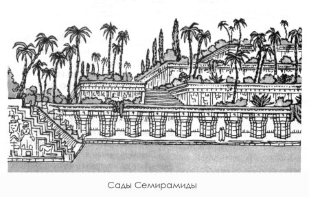 Месопотамия сады Семирамиды