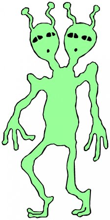 Инопланетянин рисунок