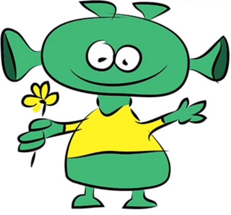 Инопланетянин рисунок для детей