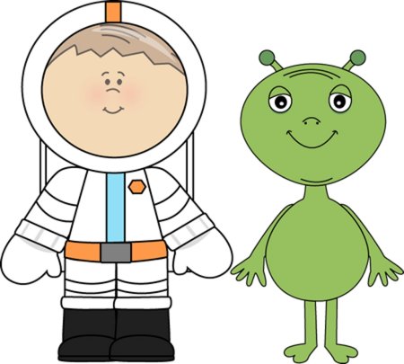 Разноцветные человечки в скафандрах