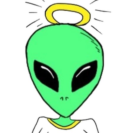 Пришелец для срисовки