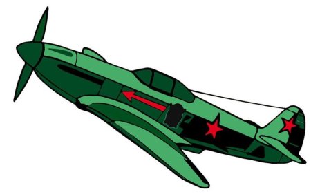 Военный самолет для детей