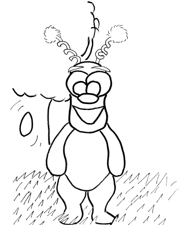 Инопланетянин на прозрачном фоне