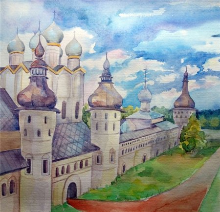 Ростов Великий Ростовский Кремль вектор