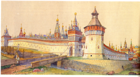 Васнецов Семиверхая угловая башня белого города