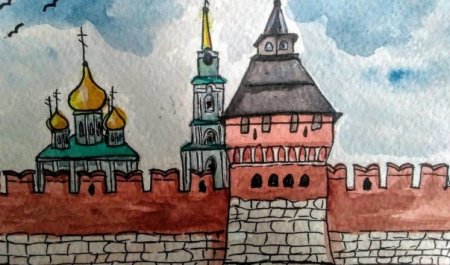 Тульский Кремль пластилинография