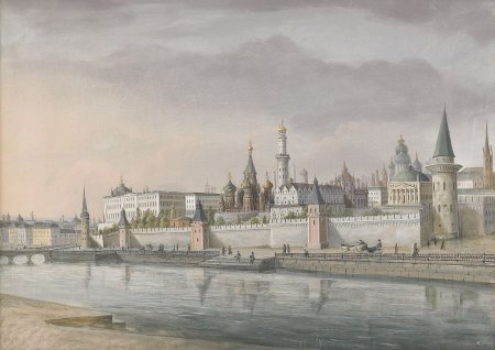 Белокаменный Кремль в Москве 1367