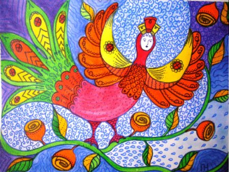 Сказочные птицы в изобразительном искусстве