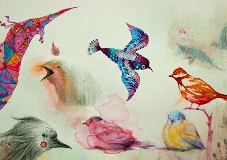 Рисунки акварелью для срисовки