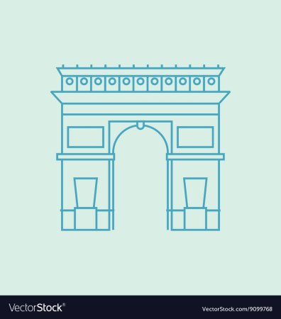 Триумфальная арка Новочеркасск вектор