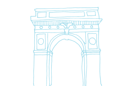 Арка карандашом