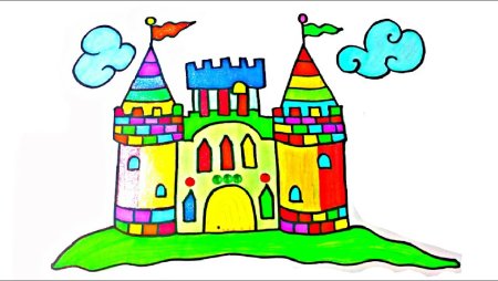 Сказочный дворец рисунок