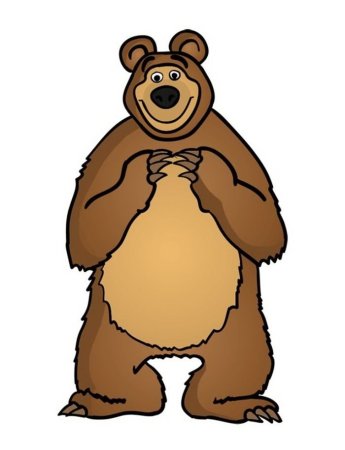 Медвежонок мультяшка