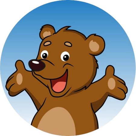 Медведь мультяшный