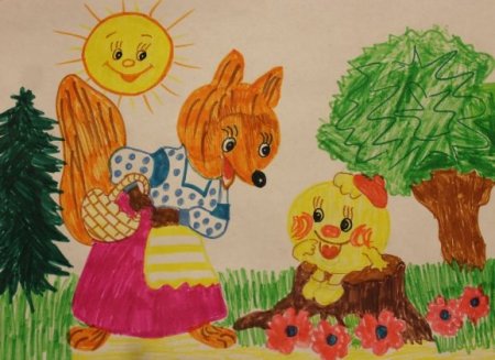 Рисование по сказкам в старшей группе