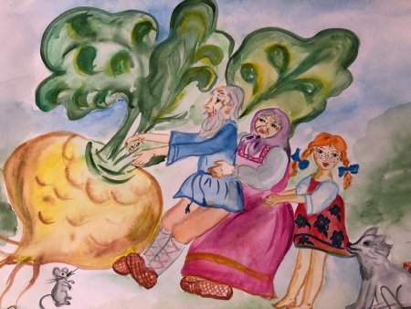 Рисование сказки Колобок