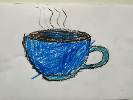 Синяя Кружка рисунок