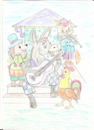 Иллюстрация к басне Крылова квартет