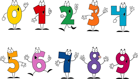 Смешные цифры для детей