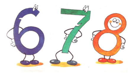 Веселые числа в картинках