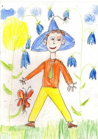 Рисование Незнайки