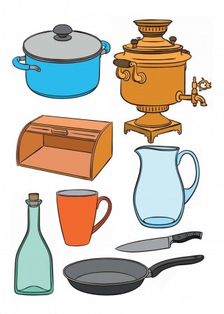 Кухонная посуда для дошкольников