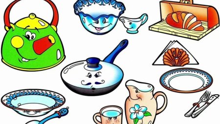 Рисуем посуду