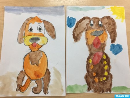 Собачка для детей дошкольного возраста