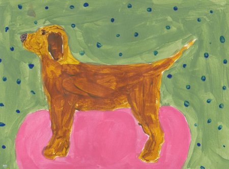 Собака детский рисунок