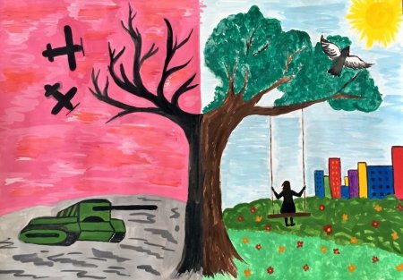 Рисунок на тему война