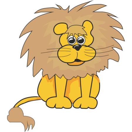 Лев рисунок