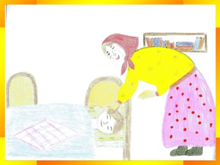 Бабушка и внук