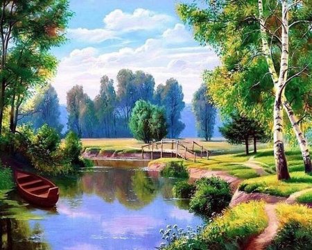 Озеро мультяшное