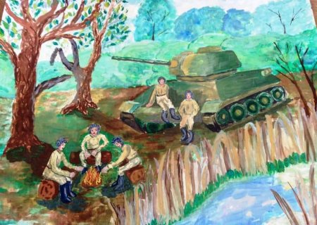 Война глазами детей рисунки