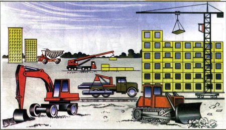 Стройка рисунок