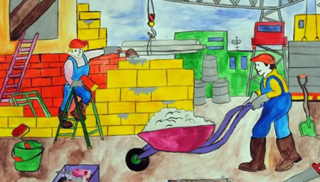 Профессия Строитель для детей