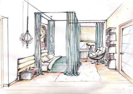 Комната в перспективе