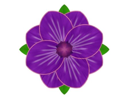 Цветы для вырезания цветные