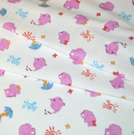 Фланель 90 см 5568-1 слоники