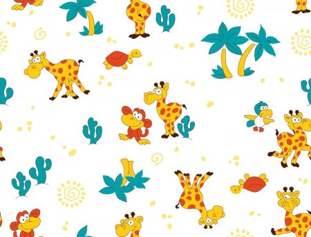 Рыжий фон детский