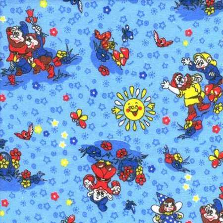 Ткань с детским принтом