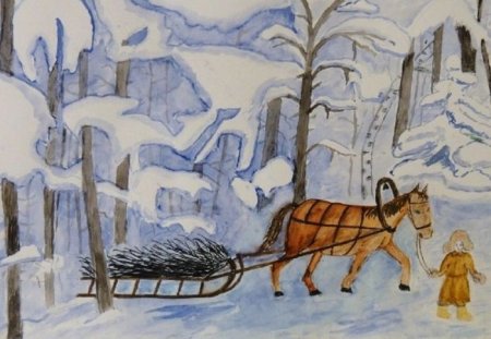 Иллюстрации к стихам Некрасова