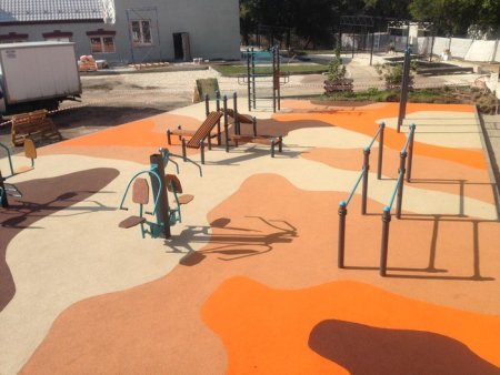 Воркаут площадки на резиновое покрытие
