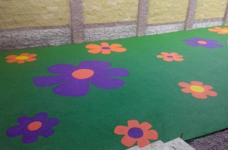 Резиновое покрытие для детских площадок