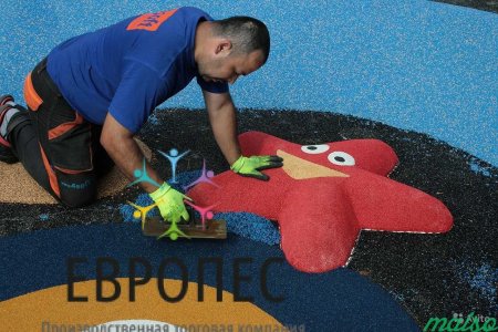 Резиновое покрытие на детскую площадку рисунок