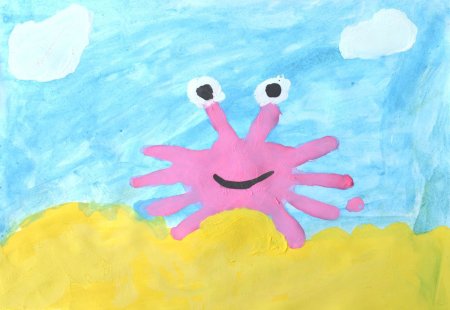 Рисование ладошками для детей