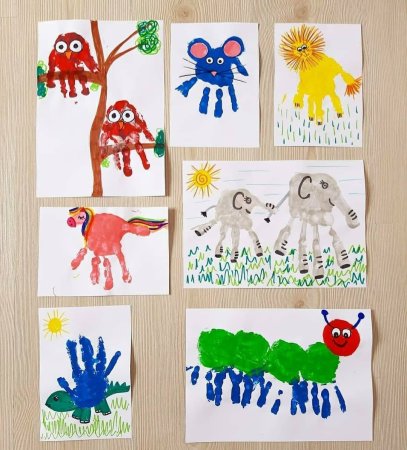 Нетрадиционные техники рисования ладошками