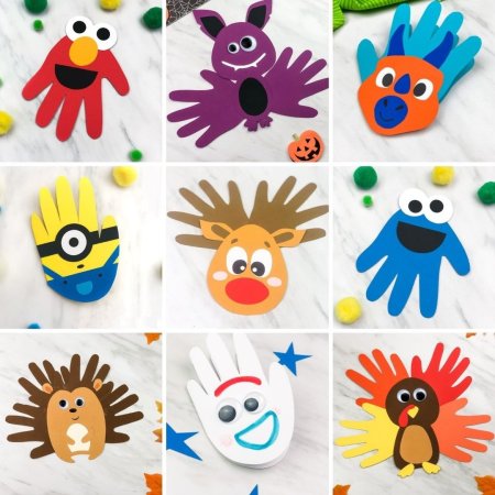 Рисование ладошками для детей