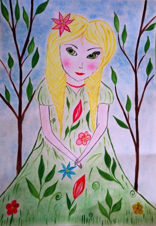 Рисунок на тему Весна красна