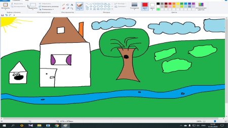 Интересные рисунки в Paint